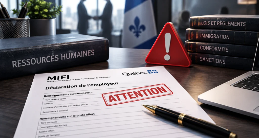Conformité RH : Les risques critiques de la fausse déclaration sur le formulaire « Déclaration de l’employeur » du MIFI