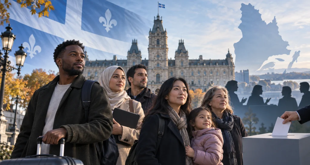 Les enjeux de l’immigration dans le cadre des élections provinciales de 2026 au Québec.